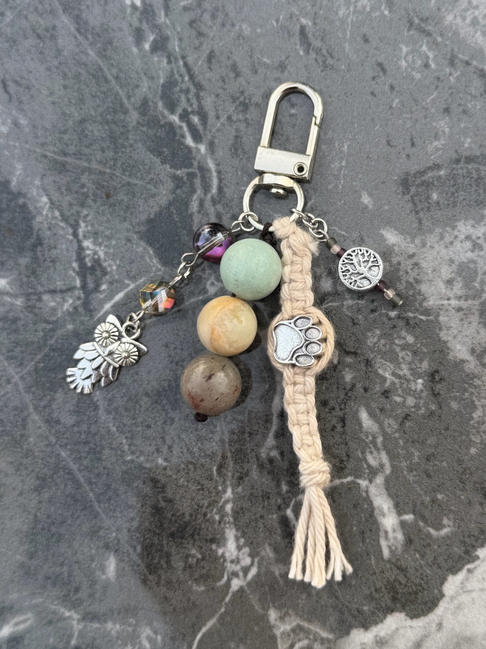 Handmade Key, phone, kindle, bag charm